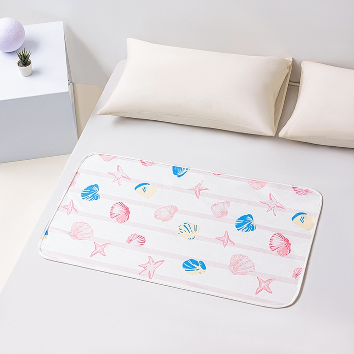 91家纺网 家纺一手货源 找家纺 索弗莱家纺 2026新款宝宝防水隔尿垫成人床垫隔脏垫子姨妈垫-儿童 海贝海星