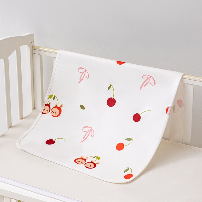 91家纺网 家纺一手货源 找家纺 索弗莱家纺 2026新款宝宝防水隔尿垫成人床垫隔脏垫子姨妈垫-儿童 樱桃萌宠