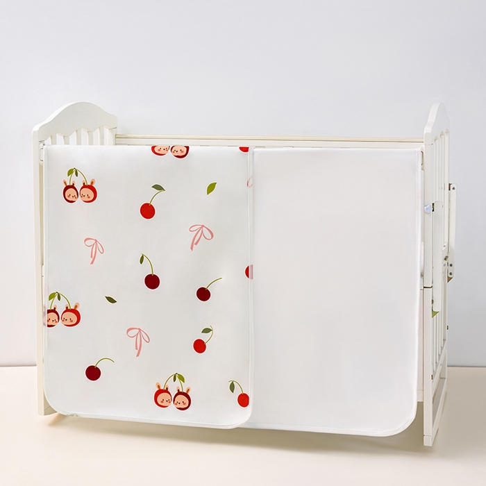 91家纺网 家纺一手货源 找家纺 索弗莱家纺 2026新款宝宝防水隔尿垫成人床垫隔脏垫子姨妈垫-儿童 樱桃萌宠