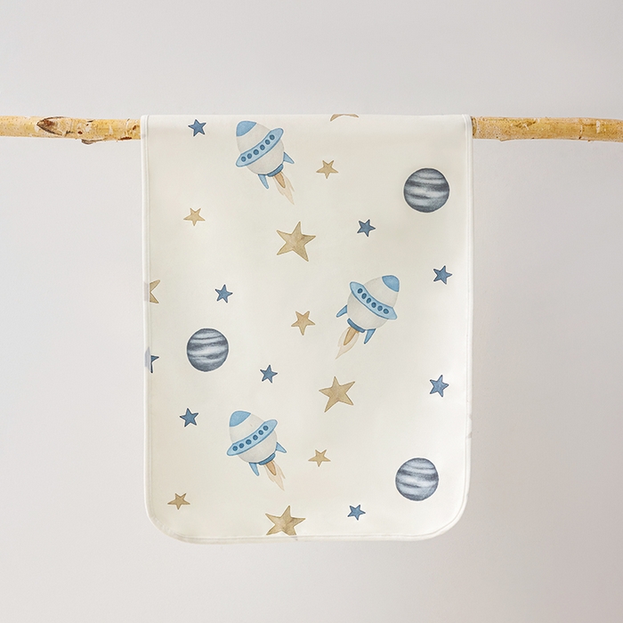 91家纺网 家纺一手货源 找家纺 索弗莱家纺 2026新款宝宝防水隔尿垫成人床垫隔脏垫子姨妈垫-儿童 宇宙飞船