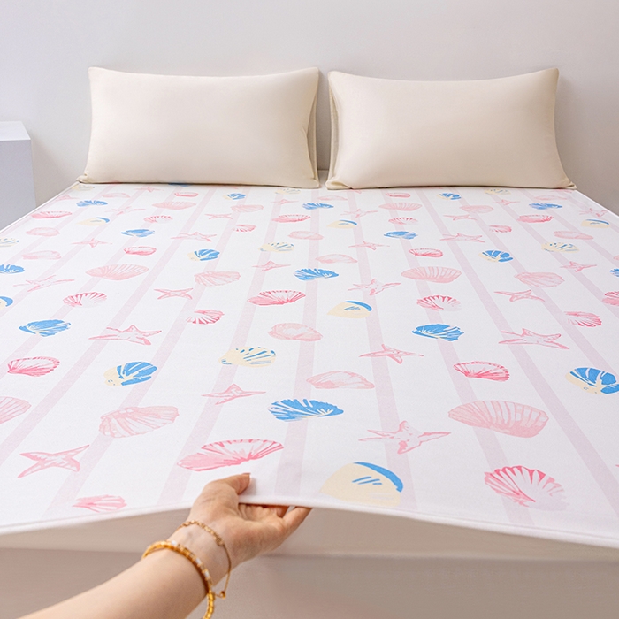 91家纺网 家纺一手货源 找家纺 索弗莱家纺 2026新款宝宝防水隔尿垫成人床垫隔脏垫子姨妈垫-儿童 海贝海星