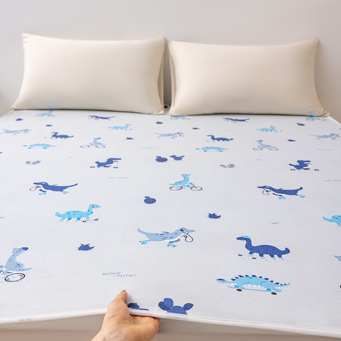 91家纺网 家纺一手货源 找家纺 索弗莱家纺 2026新款宝宝防水隔尿垫成人床垫隔脏垫子姨妈垫-儿童 恐龙乐园