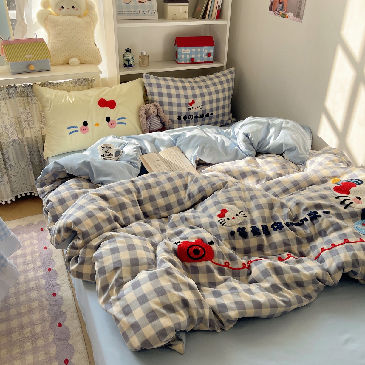 91家纺网 家纺一手货源 找家纺 贝扬思家纺 2026新款超软糯可爱系毛巾绣四件套系列 每天热线