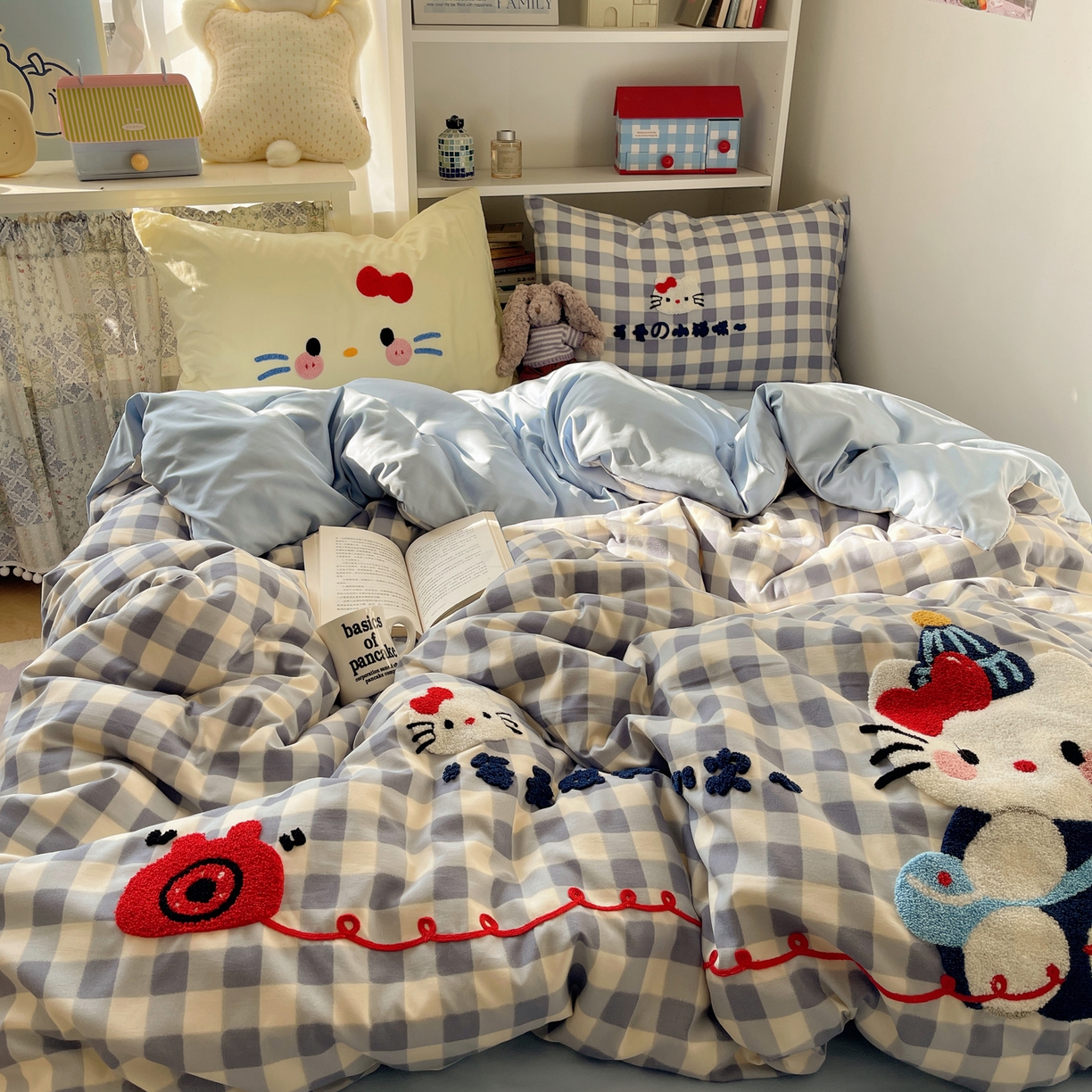 91家纺网 家纺一手货源 找家纺 贝扬思家纺 2026新款超软糯可爱系毛巾绣四件套系列 每天热线