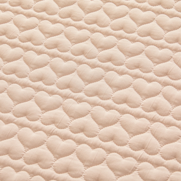 91家纺网 家纺一手货源 找家纺 邵依家纺 2026新款原棉防水床笠系列 爱心奶黄