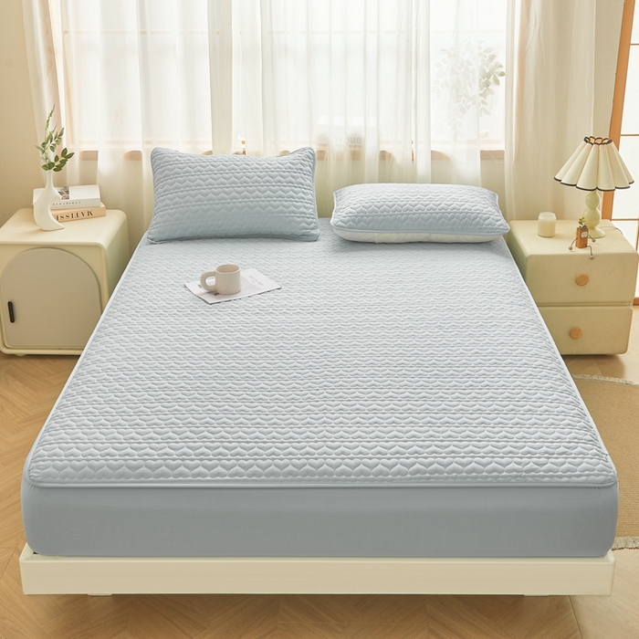 91家纺网 家纺一手货源 找家纺 邵依家纺 2026新款原棉防水床笠系列 爱心烟灰