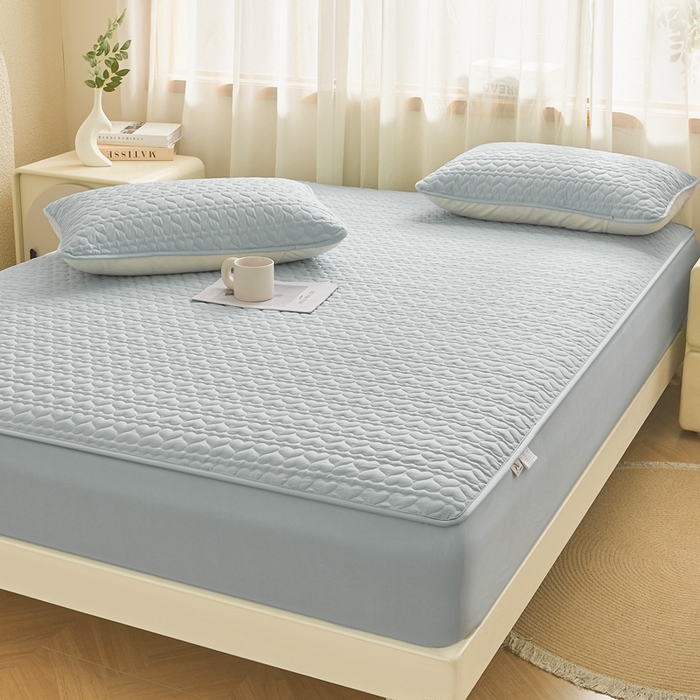 91家纺网 家纺一手货源 找家纺 邵依家纺 2026新款原棉防水床笠系列 爱心烟灰