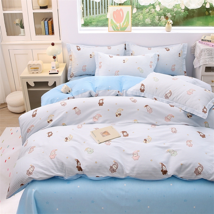 91家纺网 家纺一手货源 找家纺 （总）织写 2026新款A类单件被套  单被套全棉纯棉 12868  预留缩水尺寸