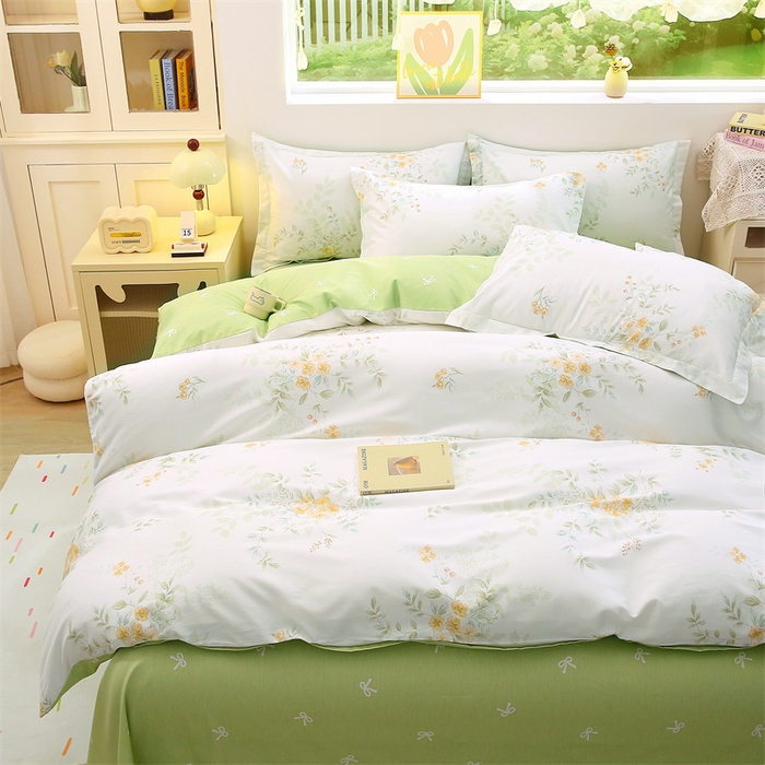 91家纺网 家纺一手货源 找家纺 （总）织写 2026新款A类单件被套  单被套全棉纯棉 12868  预留缩水尺寸