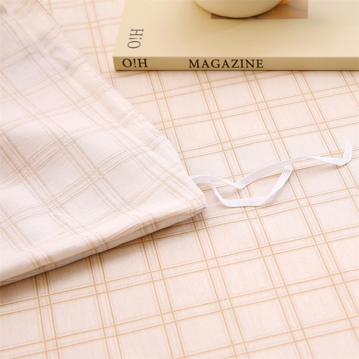 91家纺网 家纺一手货源 找家纺 织写 2026新款A类单件被套  单被套全棉纯棉 12868  预留缩水尺寸 爱意随风-咖