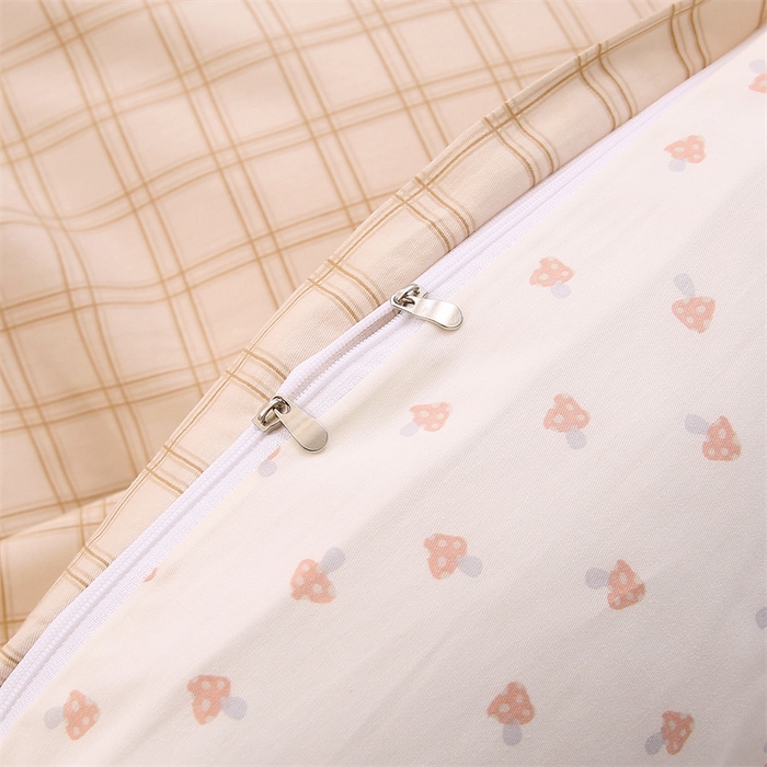 91家纺网 家纺一手货源 找家纺 织写 2026新款A类单件被套  单被套全棉纯棉 12868  预留缩水尺寸 花间沐-米