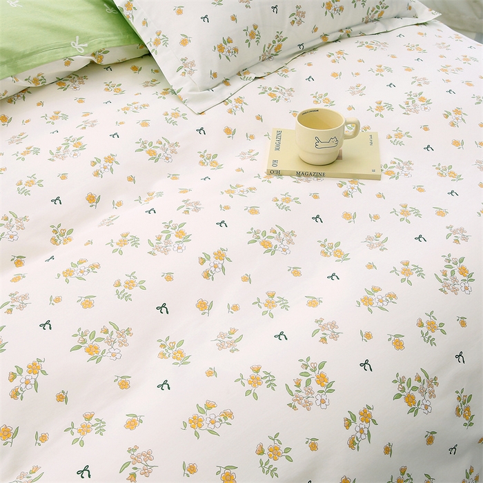 91家纺网 家纺一手货源 找家纺 织写 2026新款A类单件被套  单被套全棉纯棉 12868  预留缩水尺寸 花叙