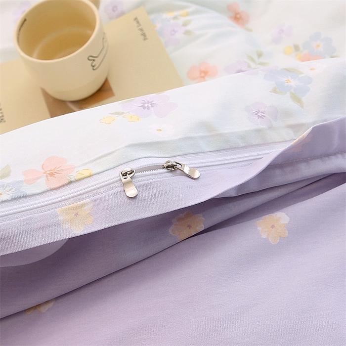 91家纺网 家纺一手货源 找家纺 织写 2026新款A类单件被套  单被套全棉纯棉 12868  预留缩水尺寸 可妮露-绿