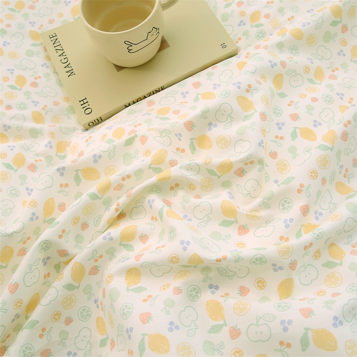 91家纺网 家纺一手货源 找家纺 织写 2026新款A类单件被套  单被套全棉纯棉 12868  预留缩水尺寸 落日暮年-米