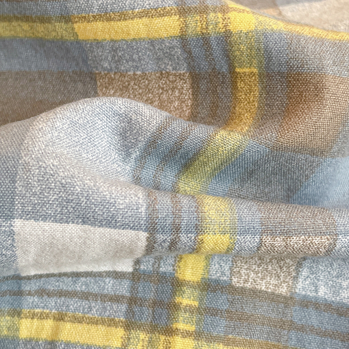 91家纺网 家纺一手货源 找家纺 纽缦家纺 2026新款水洗棉简约格子风学生床套件系列 简意