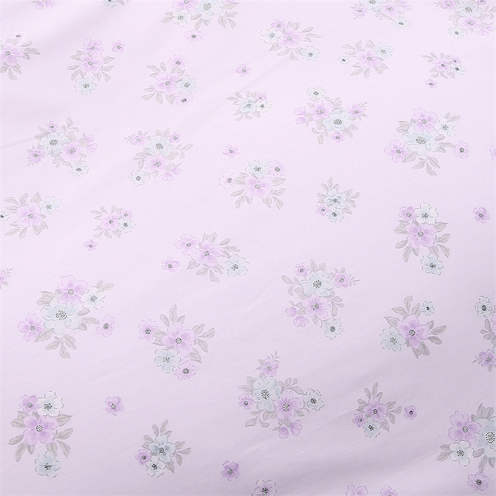 91家纺网 家纺一手货源 找家纺 织写 2026新款A类单件被套  单被套全棉纯棉 12868  预留缩水尺寸 朴雅-紫