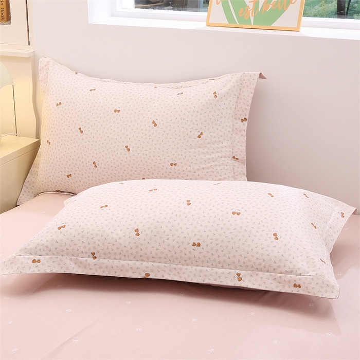 91家纺网 家纺一手货源 找家纺 织写 2026新款A类单件被套  单被套全棉纯棉 12868  预留缩水尺寸 轻颜-粉