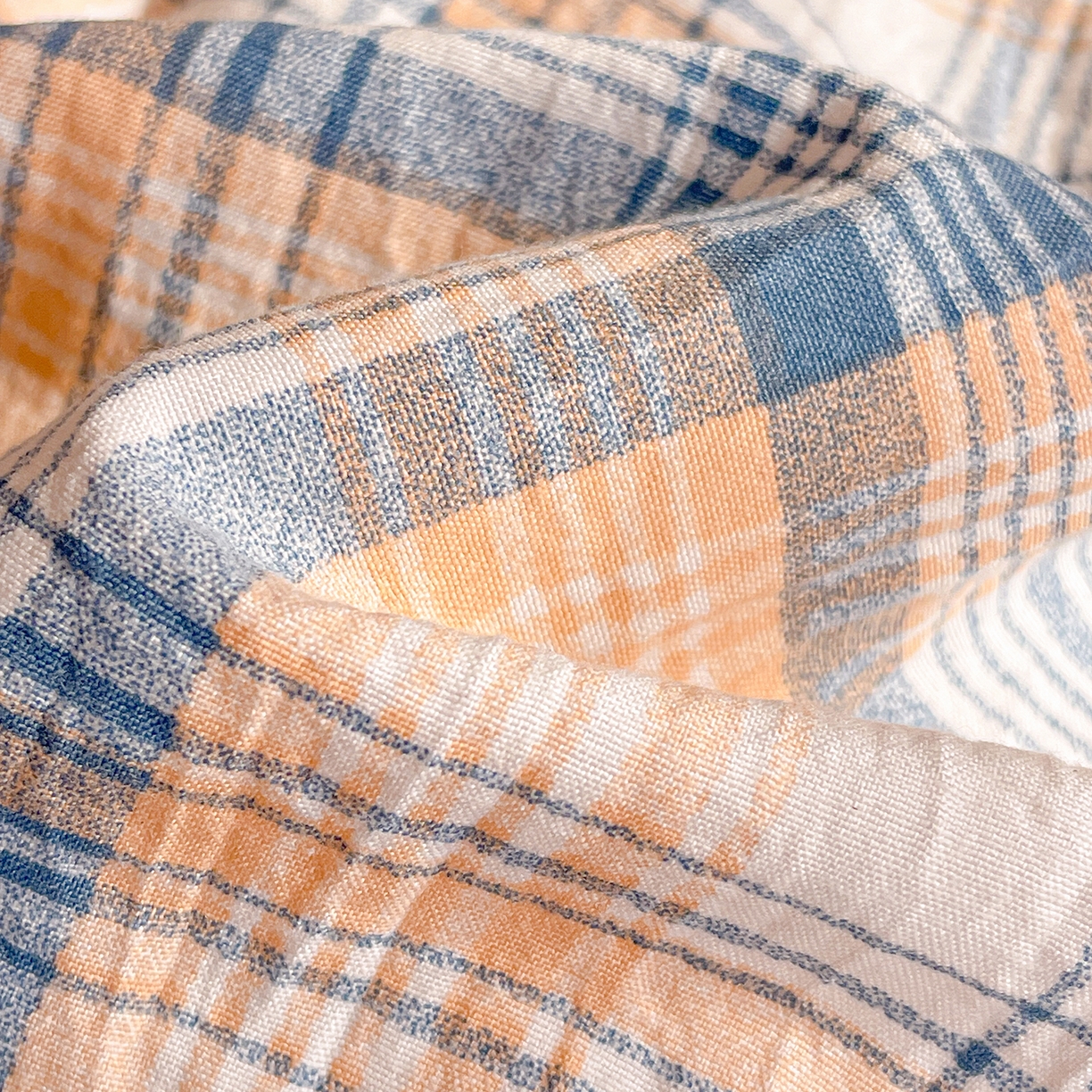 91家纺网 家纺一手货源 找家纺 纽缦家纺 2026新款水洗棉简约格子风学生床套件系列 思南