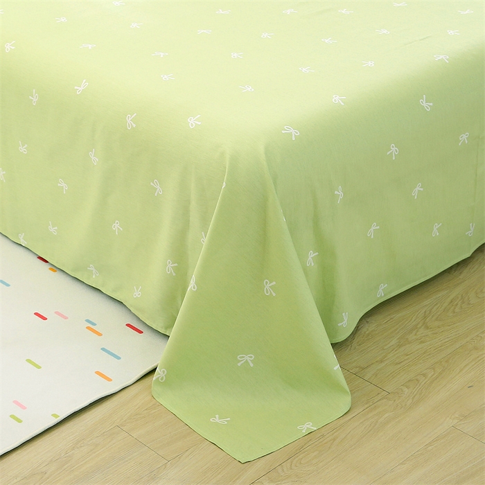 91家纺网 家纺一手货源 找家纺 织写 2026新款A类单件被套  单被套全棉纯棉 12868  预留缩水尺寸 晚晴-绿