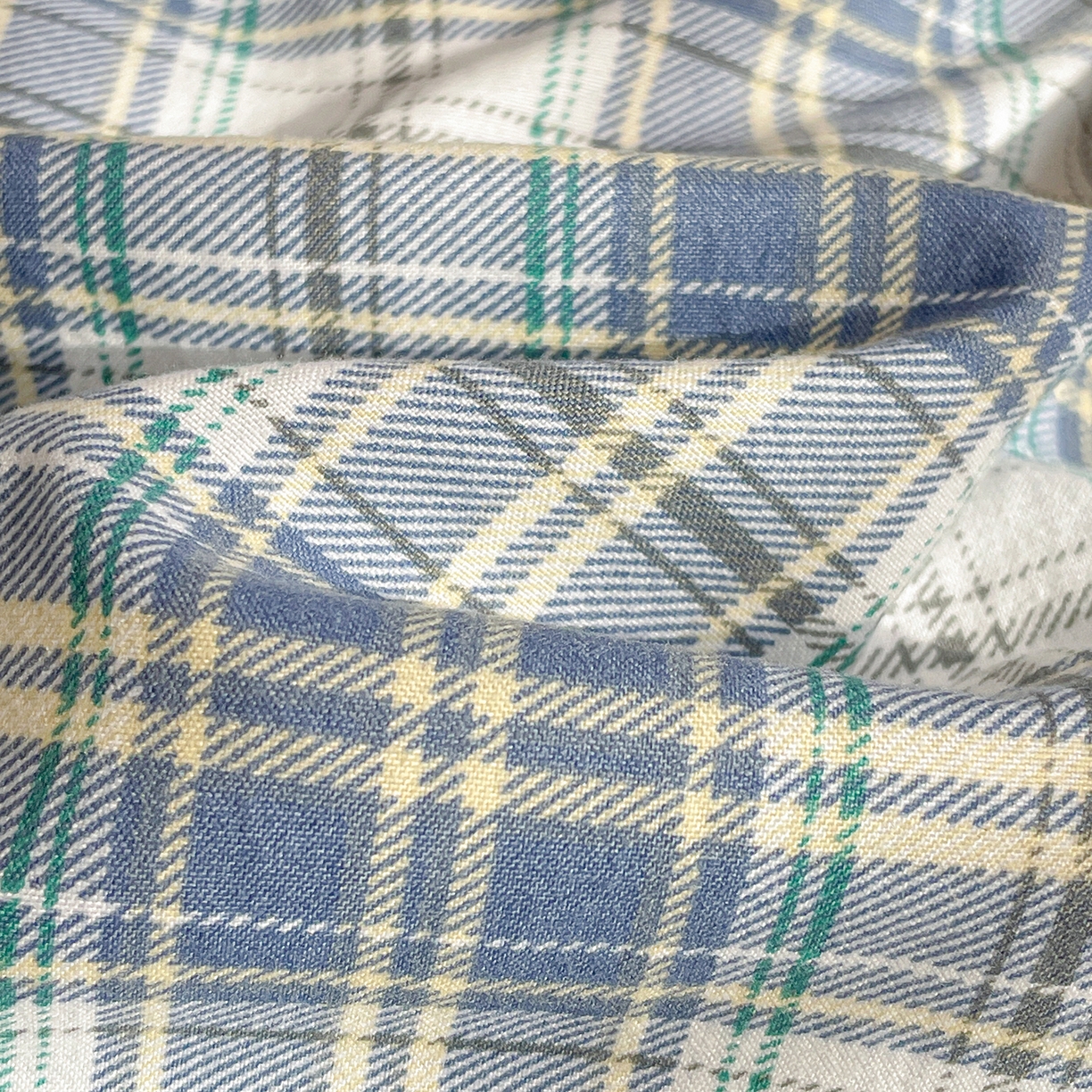 91家纺网 家纺一手货源 找家纺 纽缦家纺 2026新款水洗棉简约格子风学生床套件系列 野趣