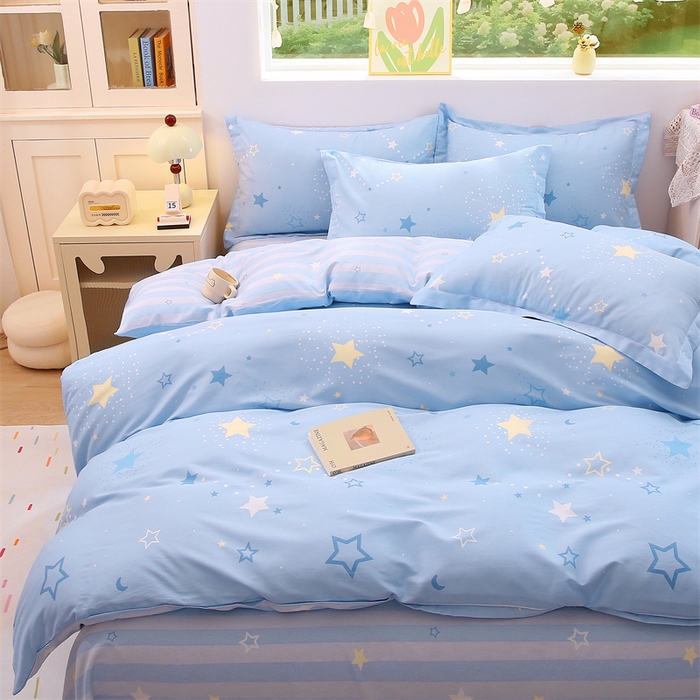 织写 2026新款A类单件被套  单被套全棉纯棉 12868  预留缩水尺寸 五星集