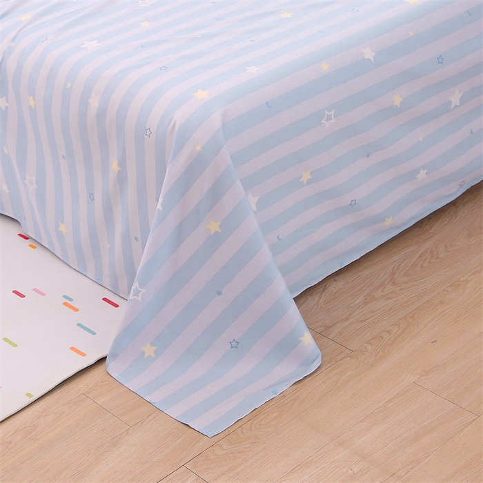 91家纺网 家纺一手货源 找家纺 织写 2026新款A类单件被套  单被套全棉纯棉 12868  预留缩水尺寸 五星集