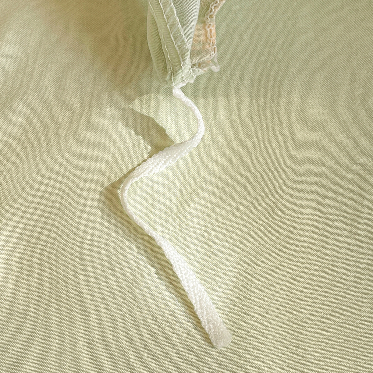 91家纺网 家纺一手货源 找家纺 纽缦家纺 2026新款水洗棉简约格子风学生床套件系列 朱颜-绿