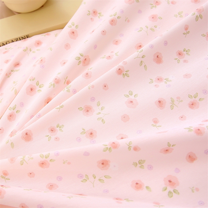 91家纺网 家纺一手货源 找家纺 织写 2026新款A类单件被套  单被套全棉纯棉 12868  预留缩水尺寸 昕薇花园-粉