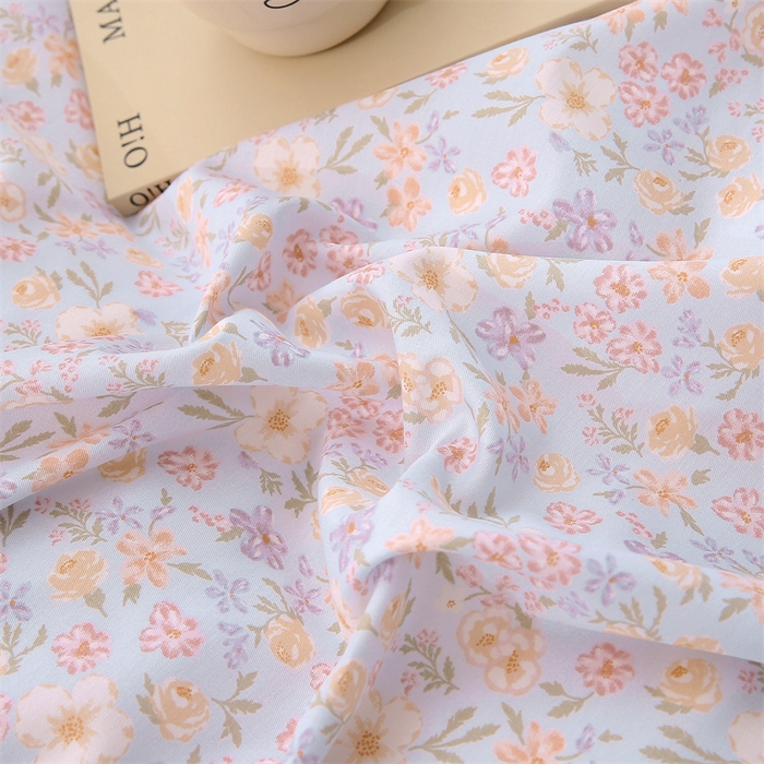 91家纺网 家纺一手货源 找家纺 织写 2026新款A类单件被套  单被套全棉纯棉 12868  预留缩水尺寸 樱芝