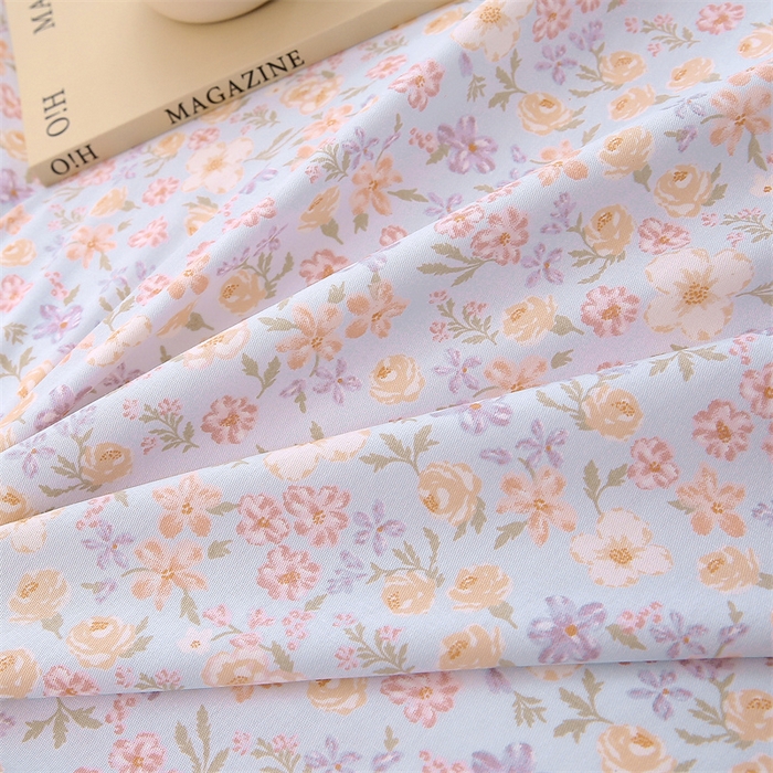 91家纺网 家纺一手货源 找家纺 织写 2026新款A类单件被套  单被套全棉纯棉 12868  预留缩水尺寸 樱芝