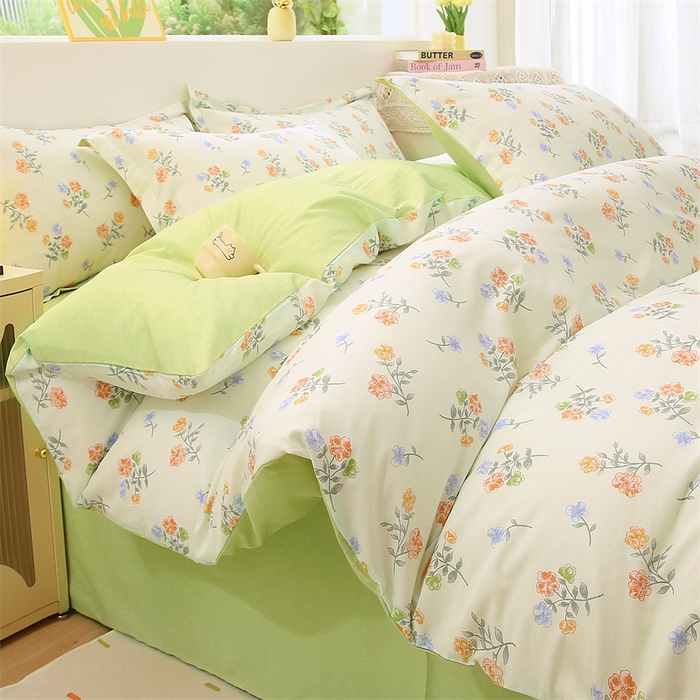 织写 2026新款A类 四件套纯棉全棉12868    预留缩水尺寸 春恋