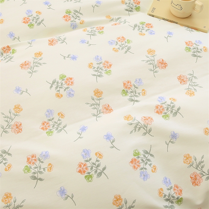 91家纺网 家纺一手货源 找家纺 织写 2026新款A类 四件套纯棉全棉12868    预留缩水尺寸 春恋