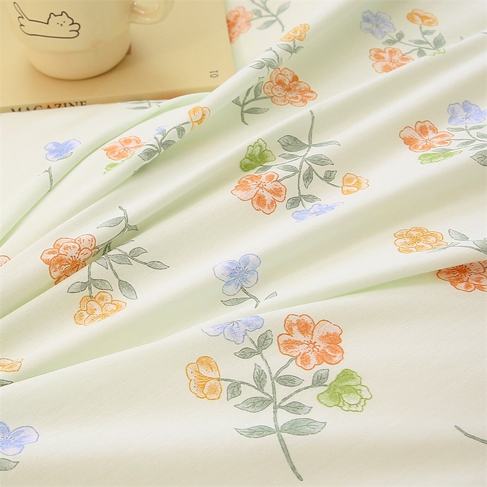 91家纺网 家纺一手货源 找家纺 织写 2026新款A类 四件套纯棉全棉12868    预留缩水尺寸 春恋