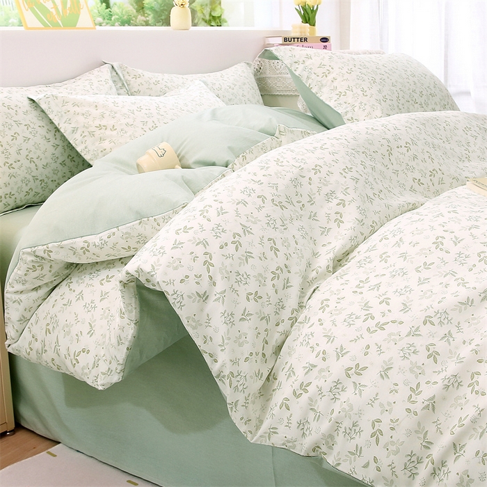 织写 2026新款A类 四件套纯棉全棉12868    预留缩水尺寸 春旭