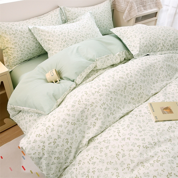 91家纺网 家纺一手货源 找家纺 织写 2026新款A类 四件套纯棉全棉12868    预留缩水尺寸 春旭