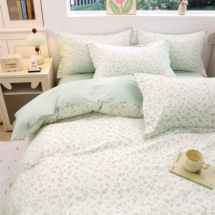 91家纺网 家纺一手货源 找家纺 织写 2026新款A类 四件套纯棉全棉12868    预留缩水尺寸 春旭