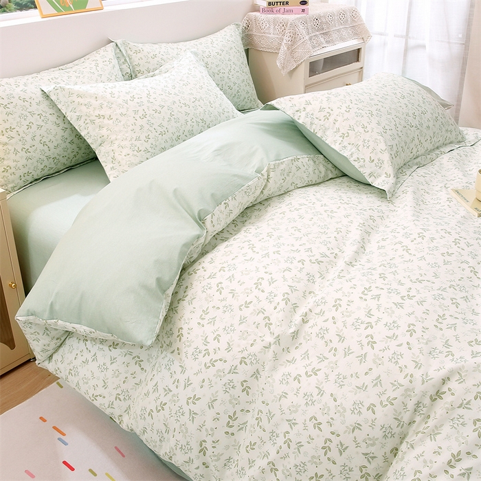 91家纺网 家纺一手货源 找家纺 织写 2026新款A类 四件套纯棉全棉12868    预留缩水尺寸 春旭