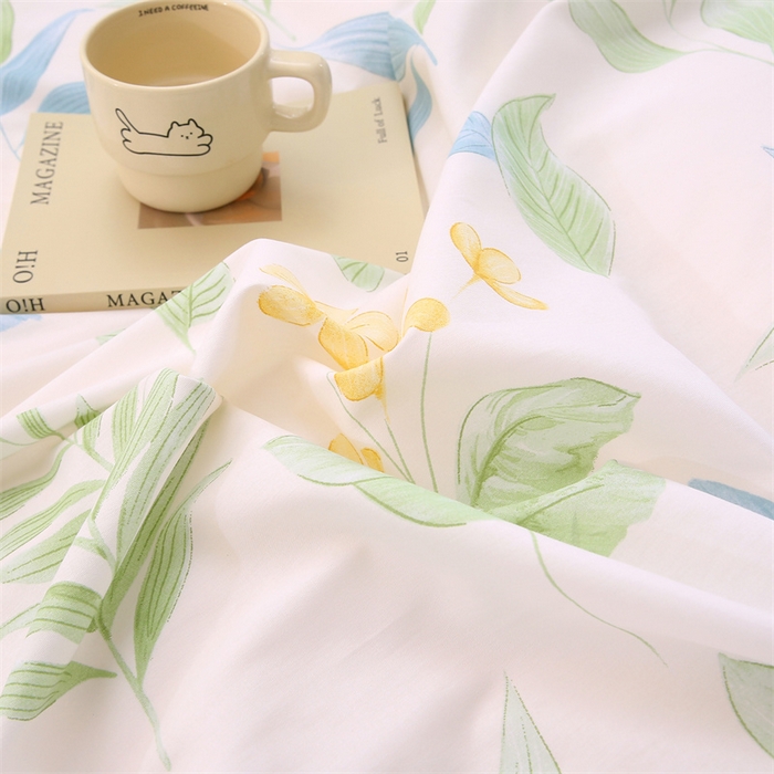 91家纺网 家纺一手货源 找家纺 织写 2026新款A类 四件套纯棉全棉12868    预留缩水尺寸 淡花香梦