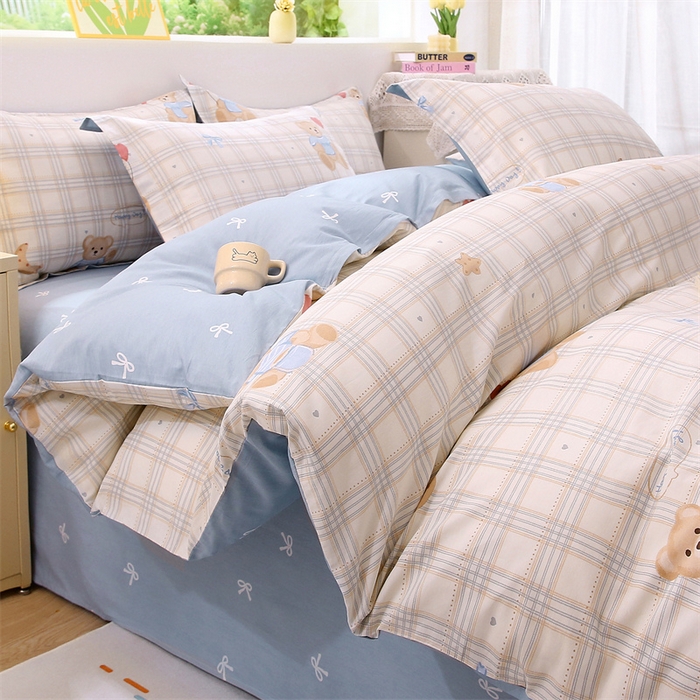 织写 2026新款A类 四件套纯棉全棉12868    预留缩水尺寸 浮云初梦