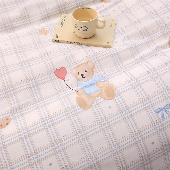 91家纺网 家纺一手货源 找家纺 织写 2026新款A类 四件套纯棉全棉12868    预留缩水尺寸 浮云初梦