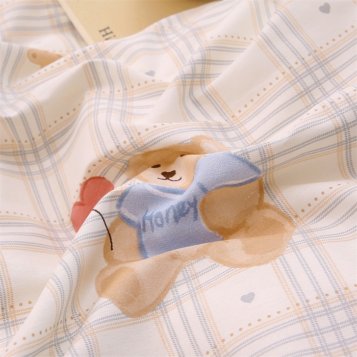 91家纺网 家纺一手货源 找家纺 织写 2026新款A类 四件套纯棉全棉12868    预留缩水尺寸 浮云初梦