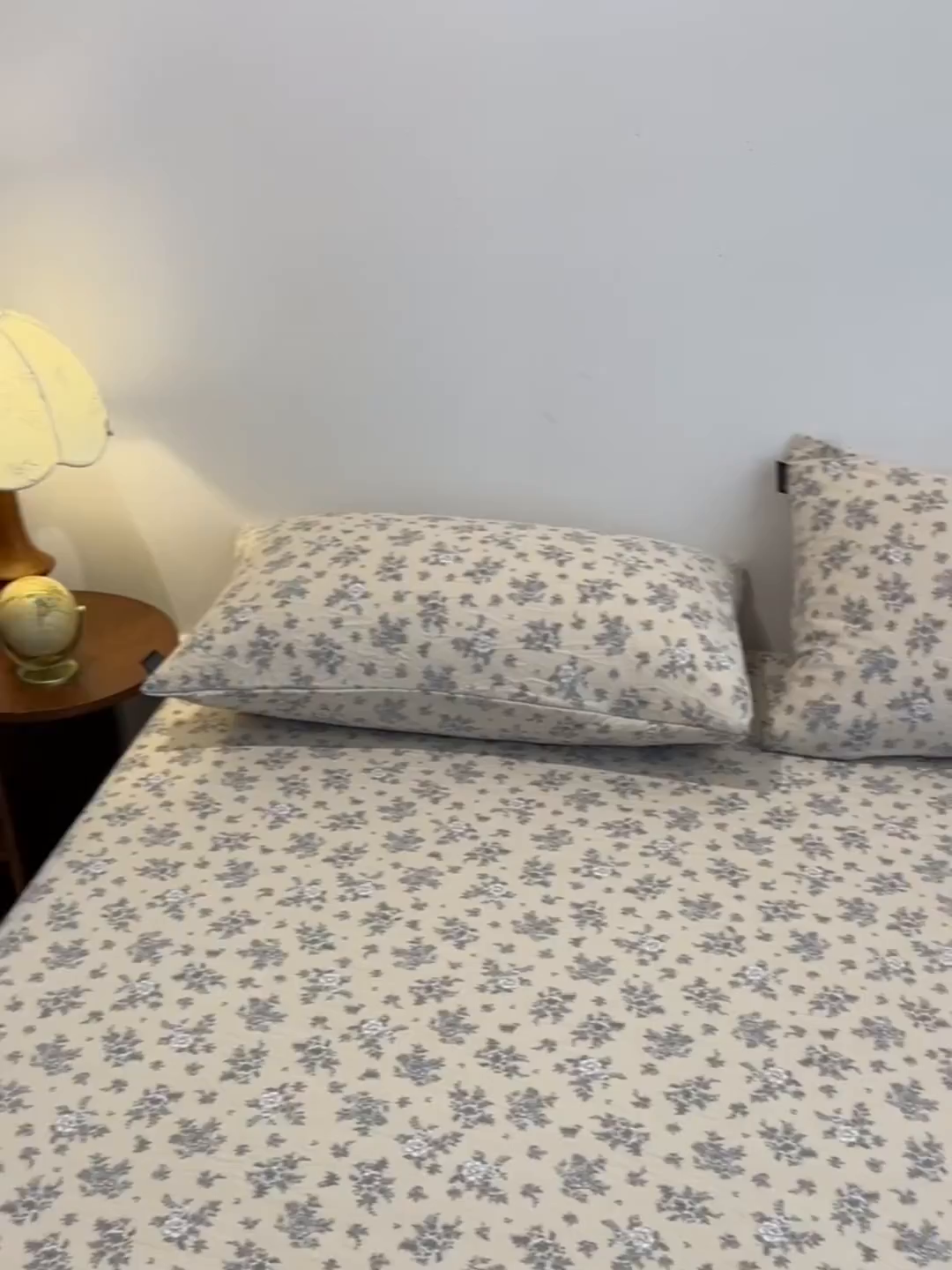91家纺网 家纺一手货源 找家纺 多乐家纺 2026新款韩系花卉加厚舒柔棉印花单床笠 床笠三件套 暗香