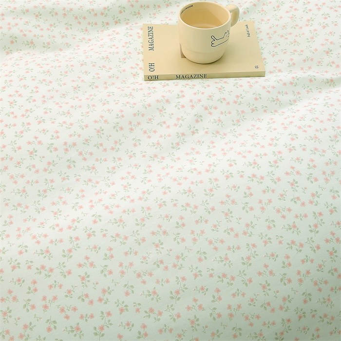 91家纺网 家纺一手货源 找家纺 织写 2026新款A类 四件套纯棉全棉12868    预留缩水尺寸 槿夕-绿