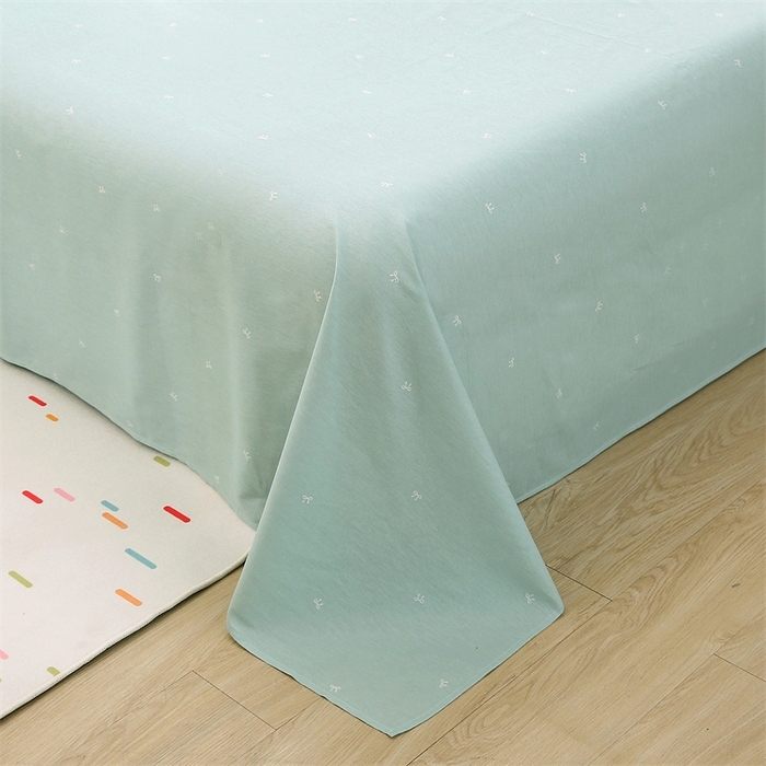 91家纺网 家纺一手货源 找家纺 织写 2026新款A类 四件套纯棉全棉12868    预留缩水尺寸 可可布蕾-绿