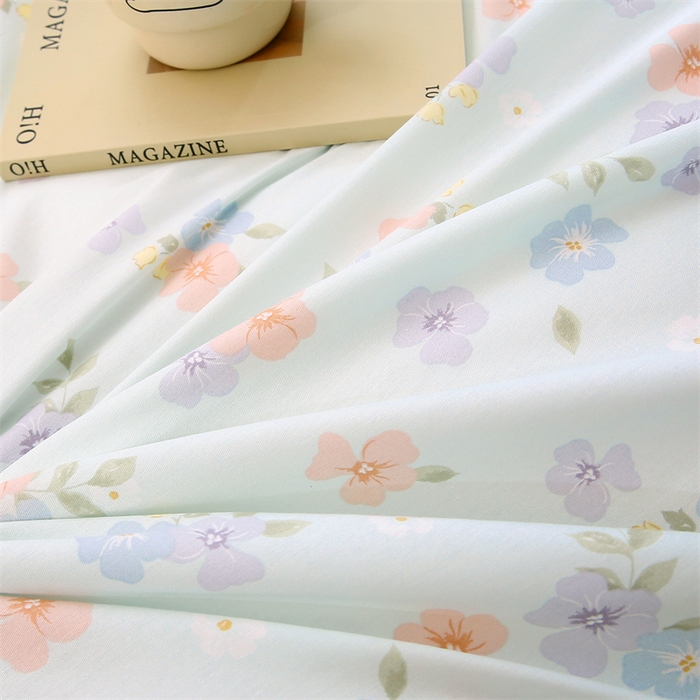 91家纺网 家纺一手货源 找家纺 织写 2026新款A类 四件套纯棉全棉12868    预留缩水尺寸 可妮露-绿