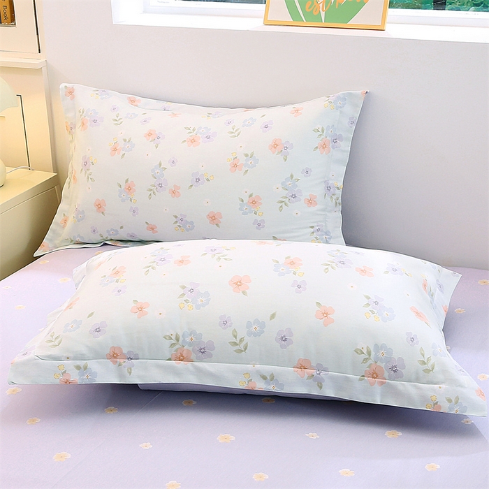 91家纺网 家纺一手货源 找家纺 织写 2026新款A类 四件套纯棉全棉12868    预留缩水尺寸 可妮露-绿