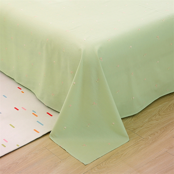 91家纺网 家纺一手货源 找家纺 织写 2026新款A类 四件套纯棉全棉12868    预留缩水尺寸 落日暮年-米