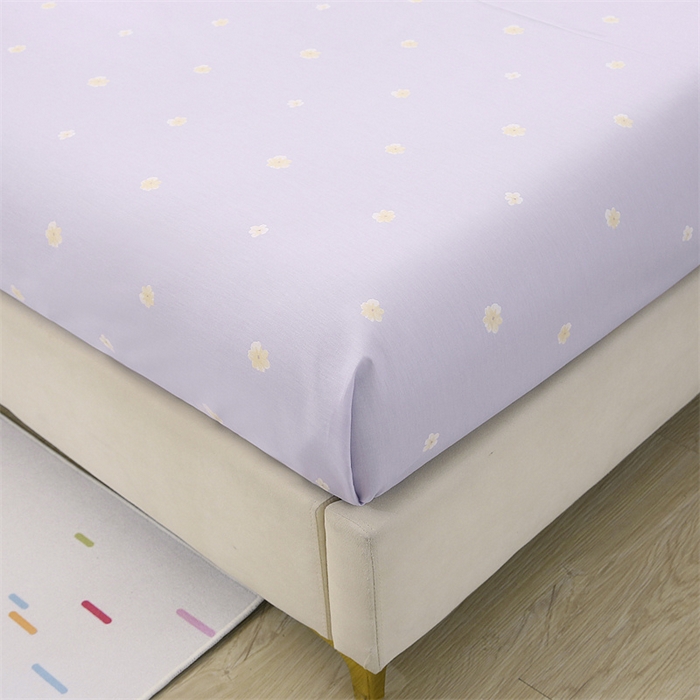 91家纺网 家纺一手货源 找家纺 织写 2026新款A类 四件套纯棉全棉12868    预留缩水尺寸 朴雅-紫