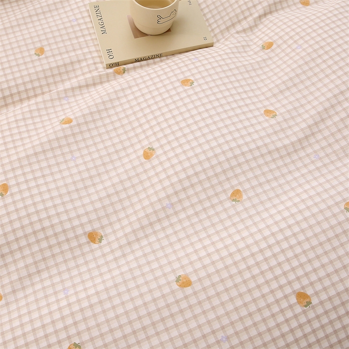 91家纺网 家纺一手货源 找家纺 织写 2026新款A类 四件套纯棉全棉12868    预留缩水尺寸 小萝莉-桔