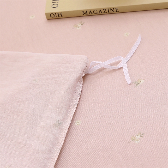 91家纺网 家纺一手货源 找家纺 织写 2026新款A类 四件套纯棉全棉12868    预留缩水尺寸 绚烂花朵-粉